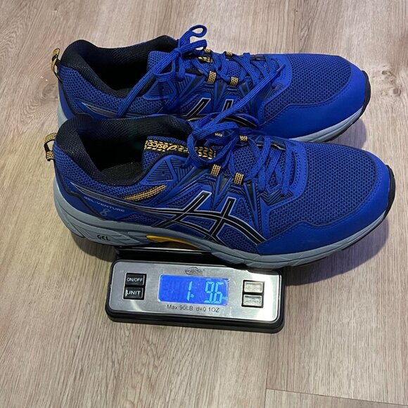 NWT Asics Men Gel-Venture 8 Running Shoes Extra Wide 4E size12 Monaco Blue Black - Picture 7 of 7